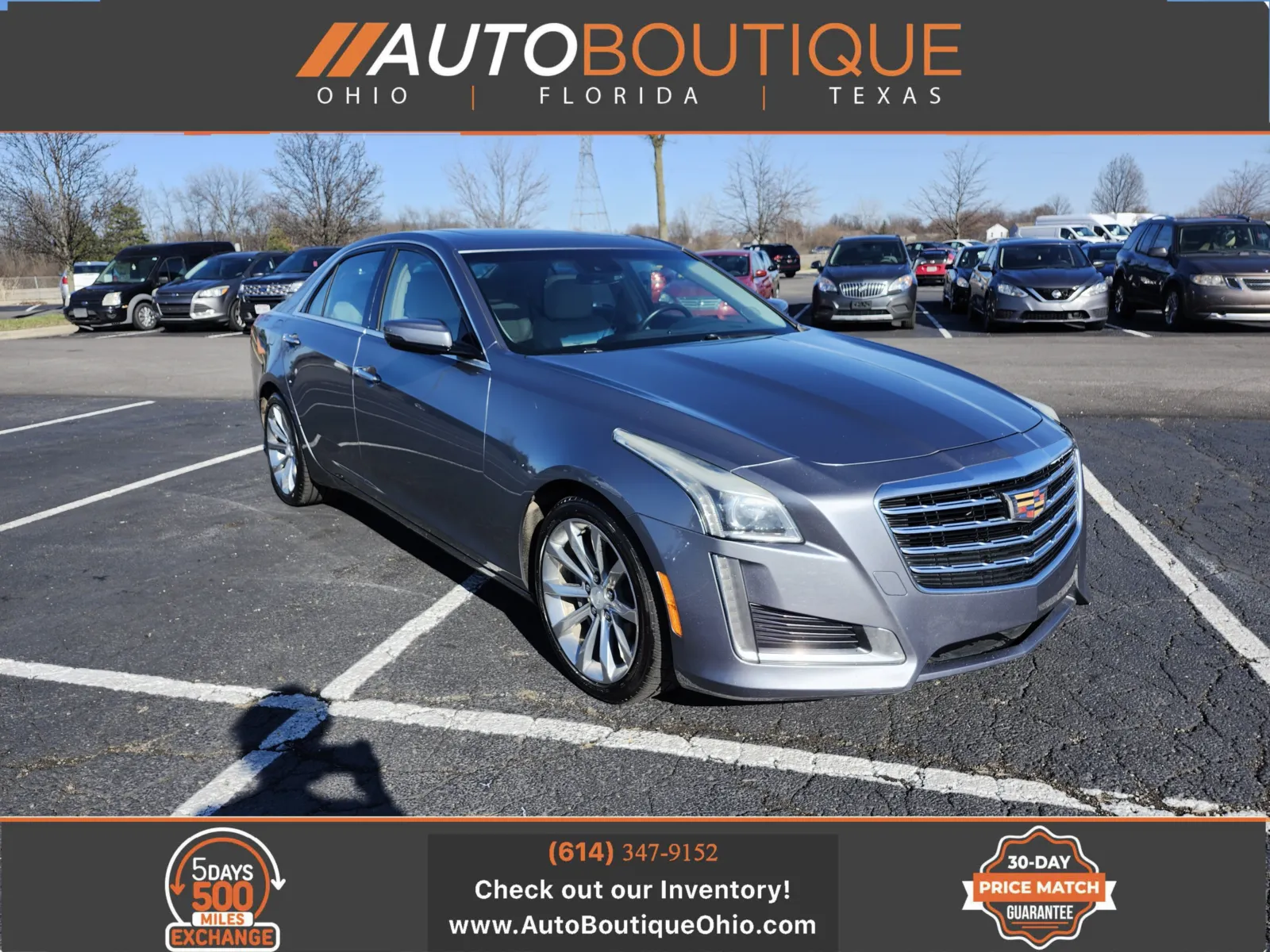 Gray 2019 Cadillac CTS Sedan Luxury RWD for sale in Columbus, OH