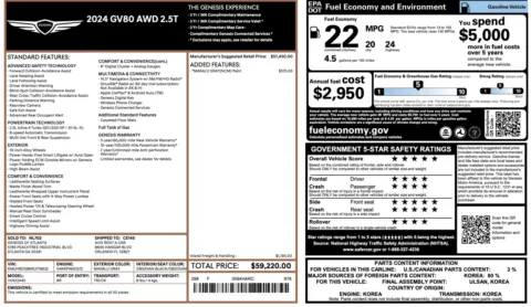 More photos of 2024 Genesis GV80 2.5T at Auto Boutique Ohio, OH