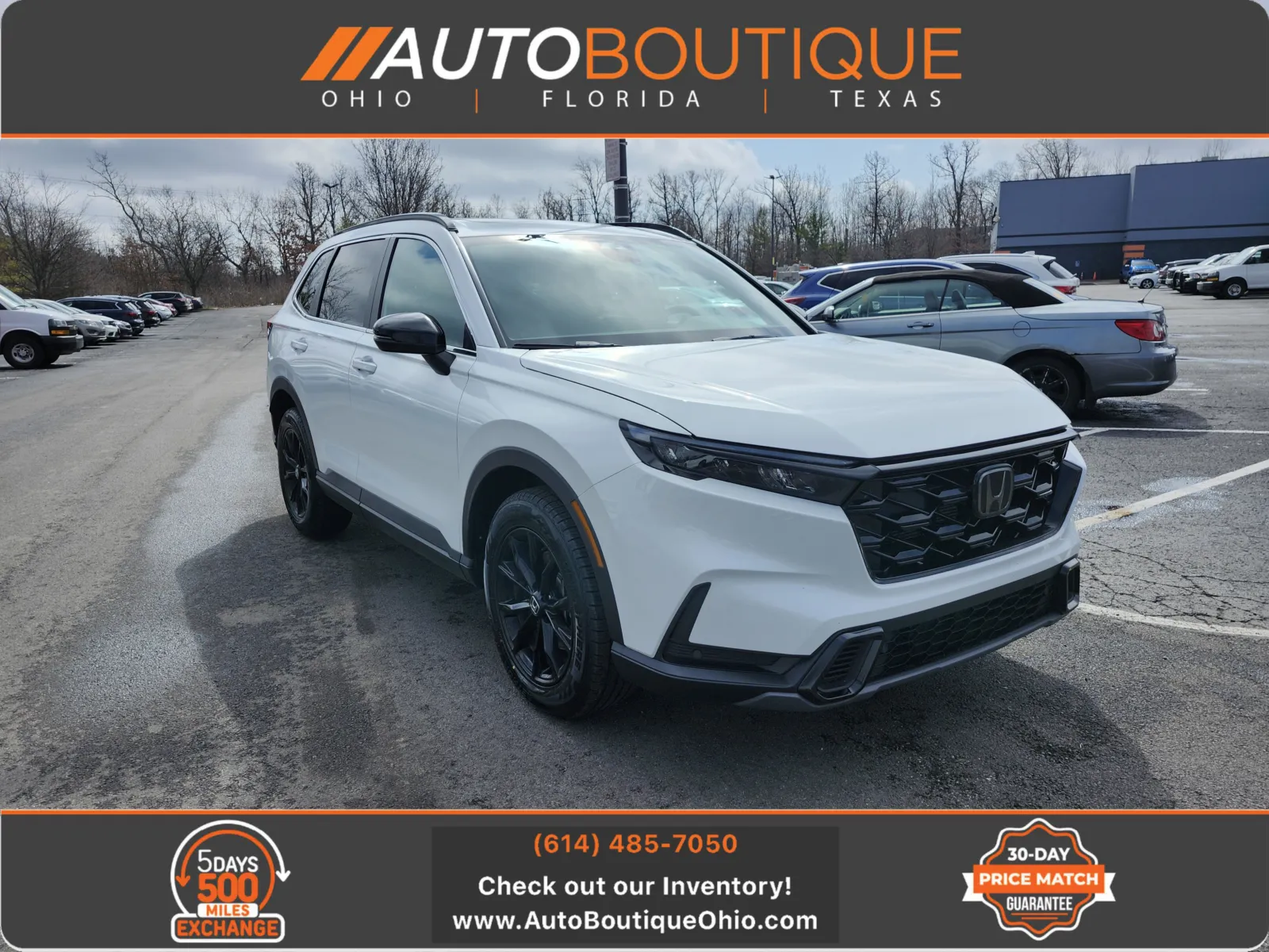 White 2025 Honda CR-V Hybrid Sport-L for sale in Columbus, OH