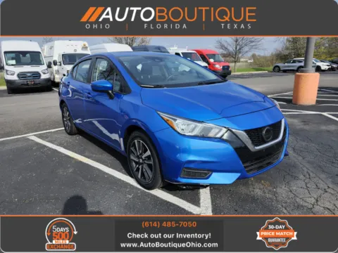 Blue 2021 Nissan Versa SV for sale in Columbus, OH