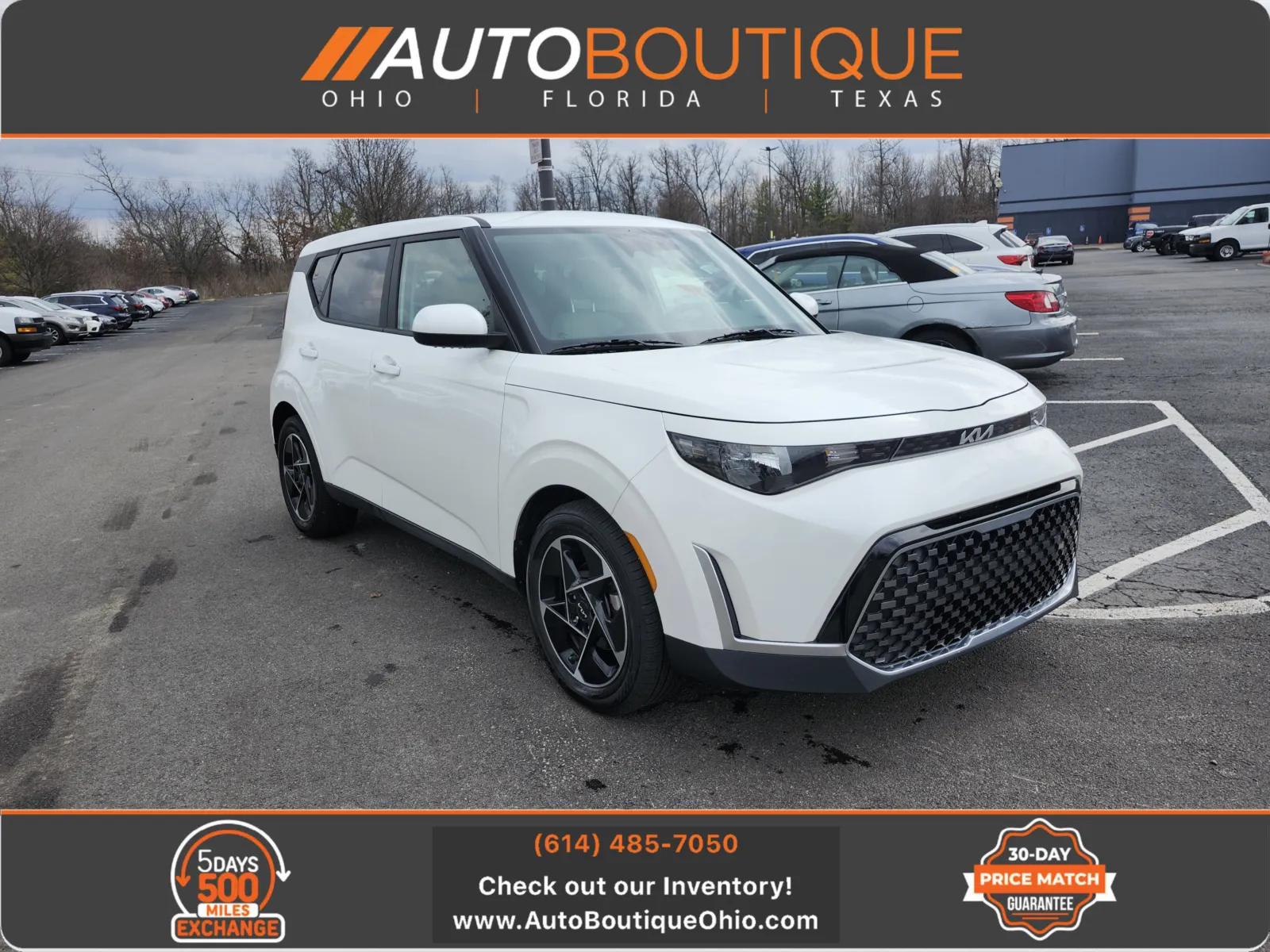 White 2023 Kia Soul EX for sale in Columbus, OH