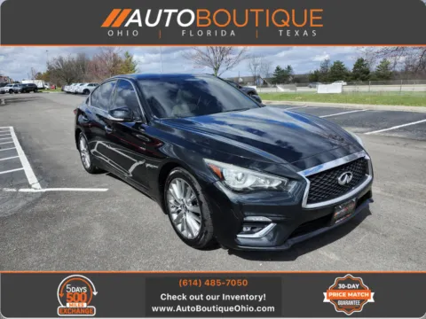 Black 2018 INFINITI Q50 3.0t LUXE for sale in Columbus, OH