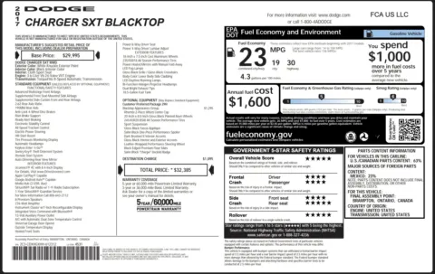 Photos of 2017 Dodge Charger SXT for sale in Columbus, OH at Auto Boutique Ohio