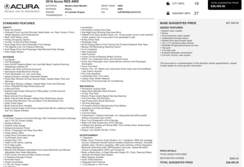 Photos of 2018 Acura RDX for sale in Columbus, OH at Auto Boutique Ohio