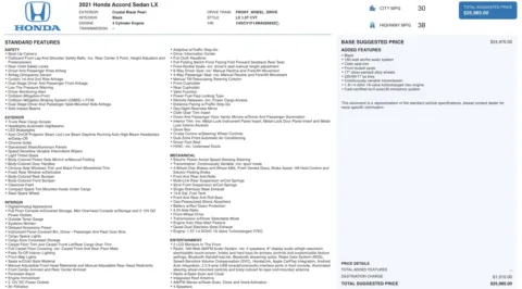 Photos of 2021 Honda Accord Sedan LX for sale in Columbus, OH at Auto Boutique Ohio