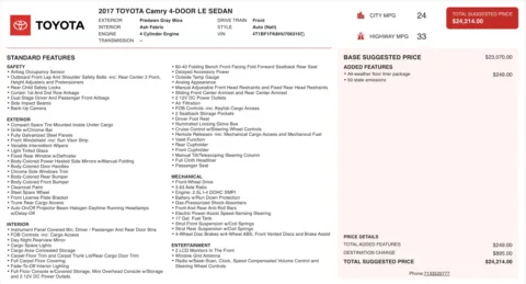 More photos of 2017 Toyota Camry LE at Auto Boutique Ohio, OH