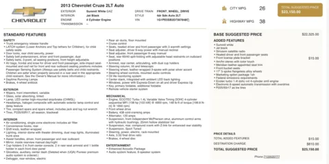 More photos of 2013 Chevrolet Cruze 2LT at Auto Boutique Ohio, OH