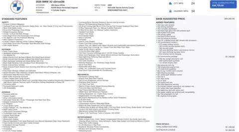 Photos of 2026 BMW X2 xDrive28i for sale in Columbus, OH at Auto Boutique Ohio