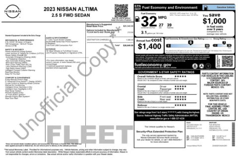 Photos of 2023 Nissan Altima 2.5 S for sale in Columbus, OH at Auto Boutique Ohio
