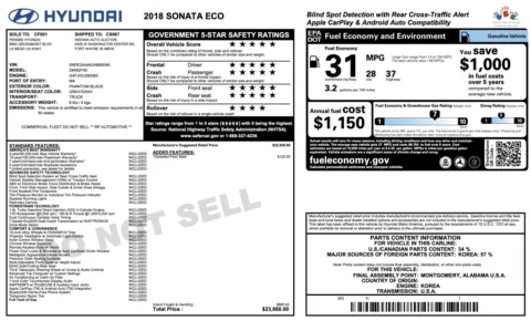 More photos of 2018 Hyundai Sonata Eco at Auto Boutique Ohio, OH