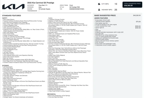 More photos of 2022 Kia Carnival SX Prestige at Auto Boutique Ohio, OH