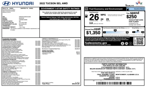 More photos of 2022 Hyundai Tucson SEL at Auto Boutique Ohio, OH