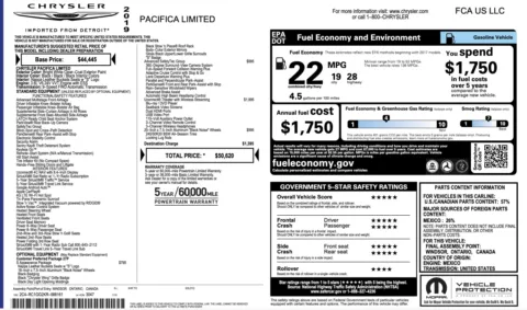 More photos of 2019 Chrysler Pacifica Limited at Auto Boutique Ohio, OH