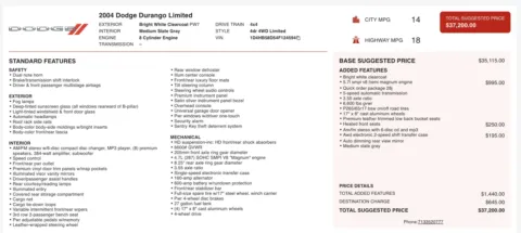 More photos of 2004 Dodge Durango Limited at Auto Boutique Ohio, OH