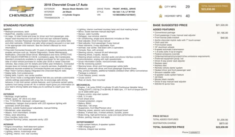 More photos of 2018 Chevrolet Cruze LT at Auto Boutique Ohio, OH