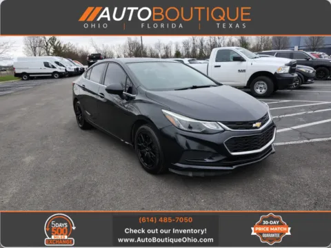 Black 2018 Chevrolet Cruze LT for sale in Columbus, OH