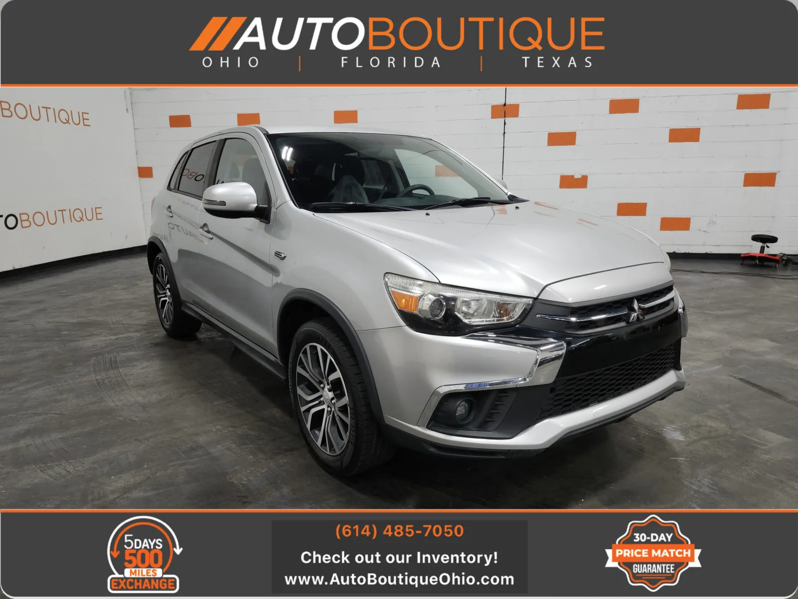 Silver 2018 Mitsubishi Outlander Sport ES 2.0 for sale in Columbus, OH