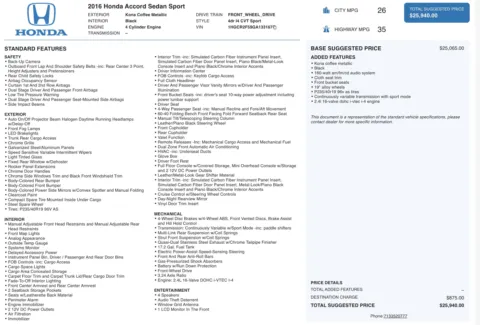 More photos of 2016 Honda Accord Sedan Sport at Auto Boutique Ohio, OH