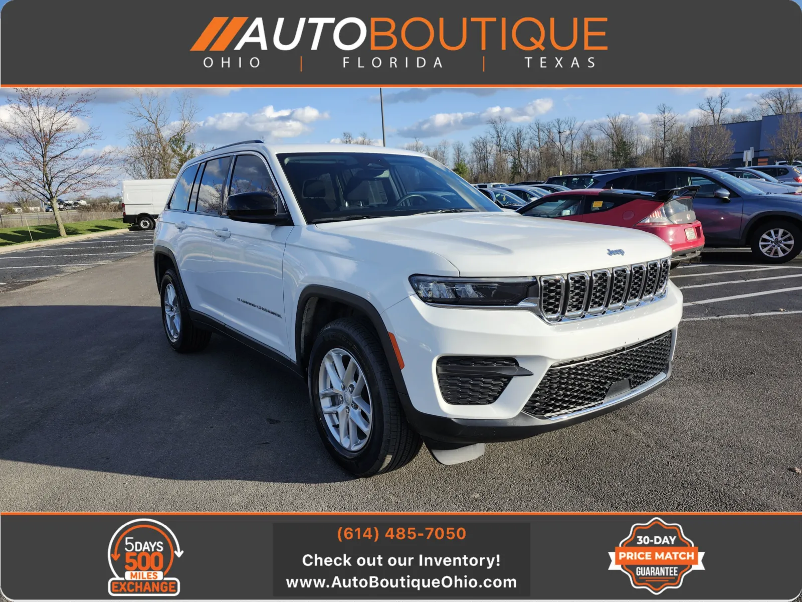 White 2023 Jeep Grand Cherokee Laredo for sale in Columbus, OH