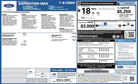 Photos of 2024 Ford Expedition Max XLT for sale in Columbus, OH at Auto Boutique Ohio