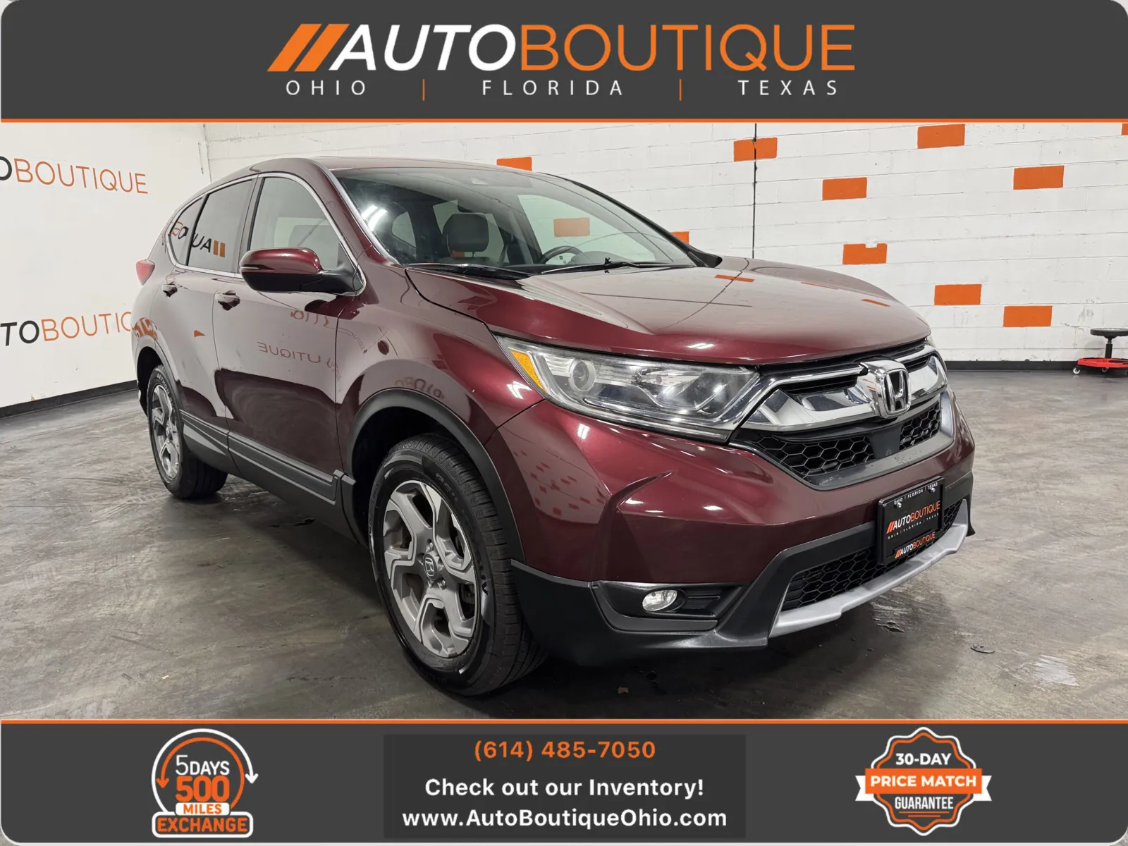 White 2017 Honda CR-V EX-L for sale in Columbus, OH