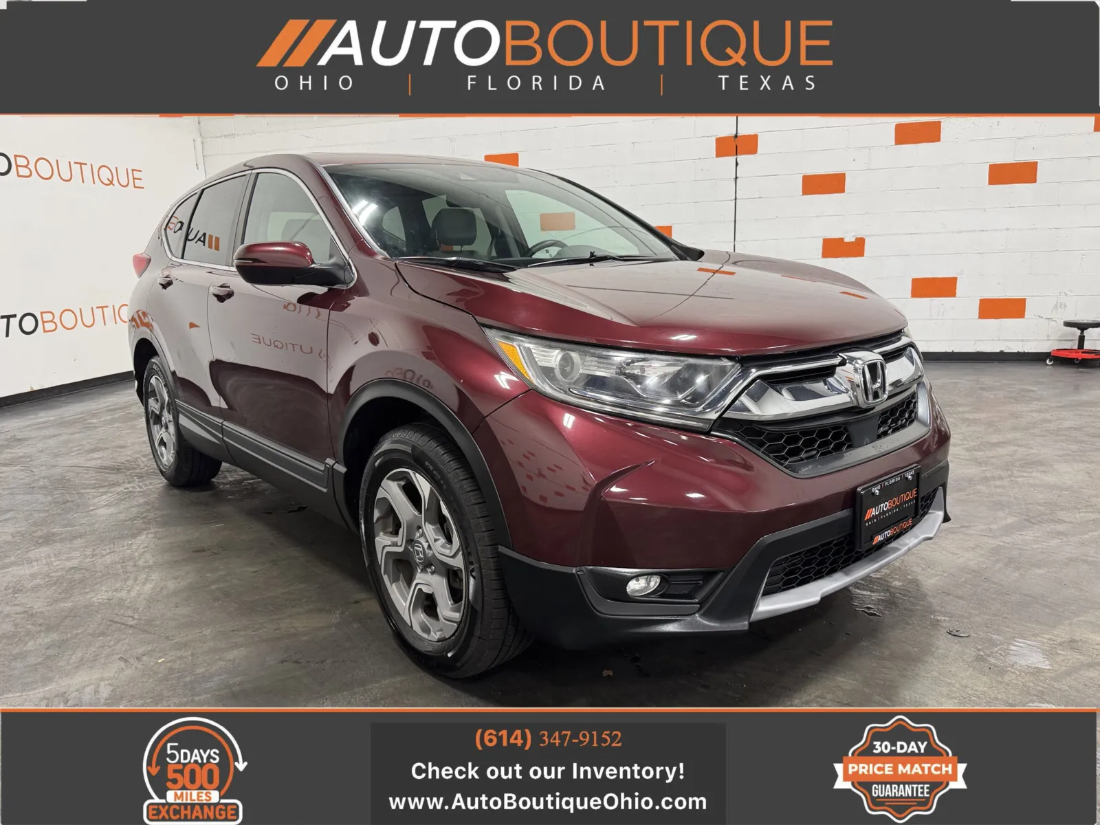 White 2017 Honda CR-V EX-L for sale in Columbus, OH
