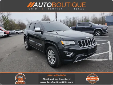 Black 2015 Jeep Grand Cherokee Limited for sale in Columbus, OH