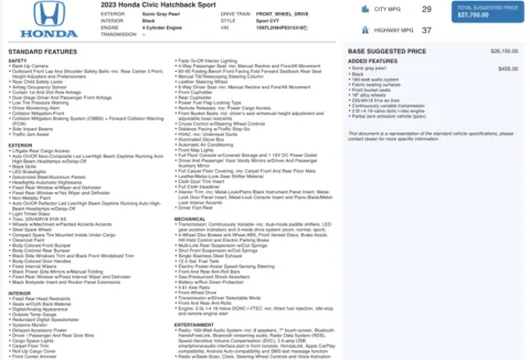 More photos of 2023 Honda Civic Hatchback Sport at Auto Boutique Ohio, OH