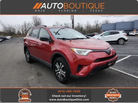 Red 2017 Toyota RAV4 LE for sale in Columbus, OH