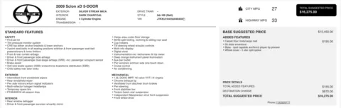 More photos of 2009 Scion xD at Auto Boutique Ohio, OH