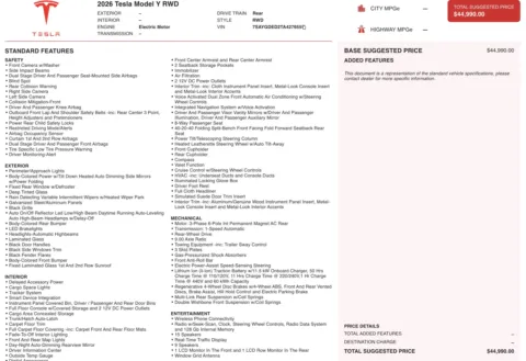 More photos of 2026 Tesla Model Y Long Range at Auto Boutique Ohio, OH