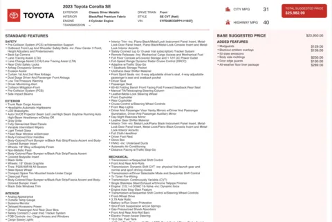 Photos of 2023 Toyota Corolla SE for sale in Columbus, OH at Auto Boutique Ohio