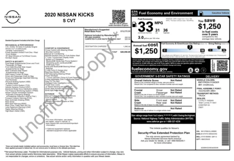 Photos of 2020 Nissan Kicks S for sale in Columbus, OH at Auto Boutique Ohio