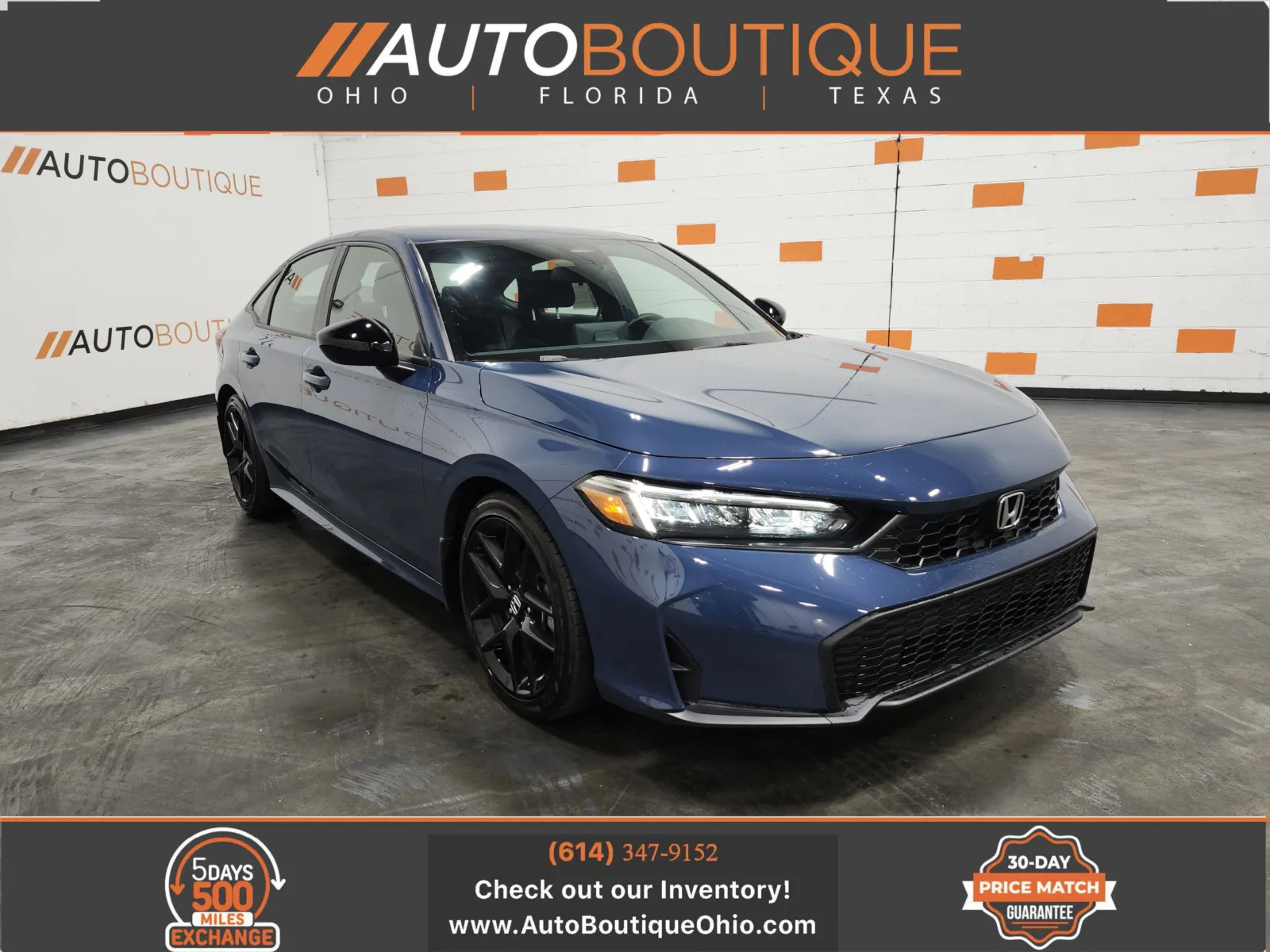 Blue 2025 Honda Civic Sedan Sport for sale in Columbus, OH