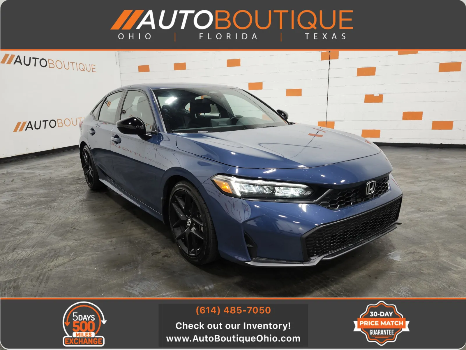 Blue 2025 Honda Civic Sedan Sport for sale in Columbus, OH