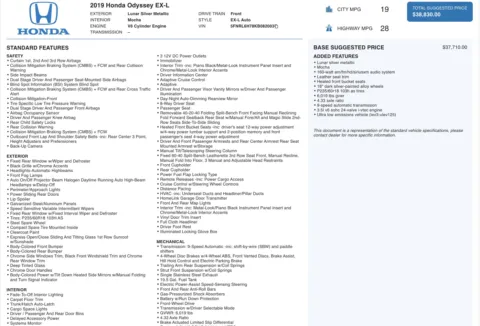 More photos of 2019 Honda Odyssey EX-L at Auto Boutique Ohio, OH