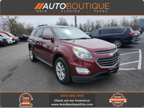 Red 2017 Chevrolet Equinox LT for sale in Columbus, OH
