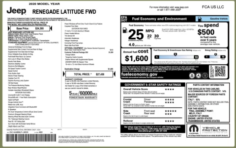 More photos of 2020 Jeep Renegade Orange Edition at Auto Boutique Ohio, OH