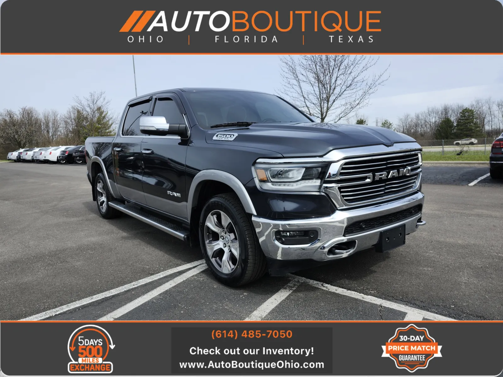 Blue 2020 Ram 1500 Laramie for sale in Columbus, OH