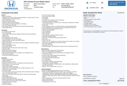 More photos of 2015 Honda Accord Sedan Sport at Auto Boutique Ohio, OH