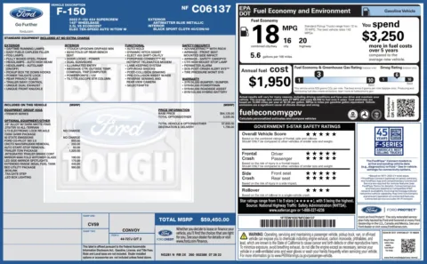 Another view of 2022 Ford F-150 Tremor for sale in Columbus, OH at Auto Boutique Ohio