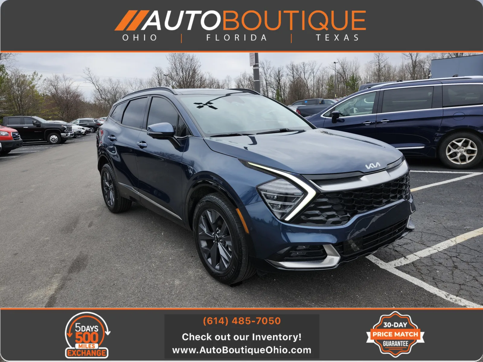 Blue 2023 Kia Sportage Hybrid SX-Prestige for sale in Columbus, OH