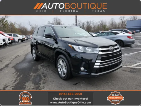 Black 2017 Toyota Highlander Limited for sale in Columbus, OH