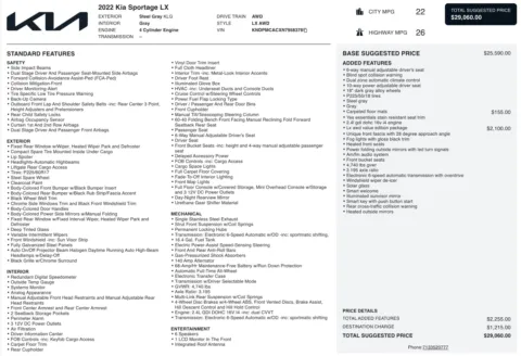 Photos of 2022 Kia Sportage LX for sale in Columbus, OH at Auto Boutique Ohio