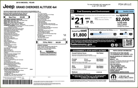 More photos of 2019 Jeep Grand Cherokee Altitude at Auto Boutique Ohio, OH