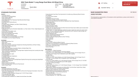 Photos of 2024 Tesla Model Y Long Range for sale in Columbus, OH at Auto Boutique Ohio