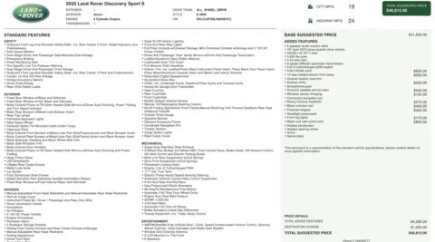 Photos of 2020 LAND ROVER DISCOVERY S for sale in Columbus, OH at Auto Boutique Ohio