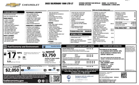 Photos of 2022 Chevrolet Silverado 1500 LTD LT for sale in Columbus, OH at Auto Boutique Ohio