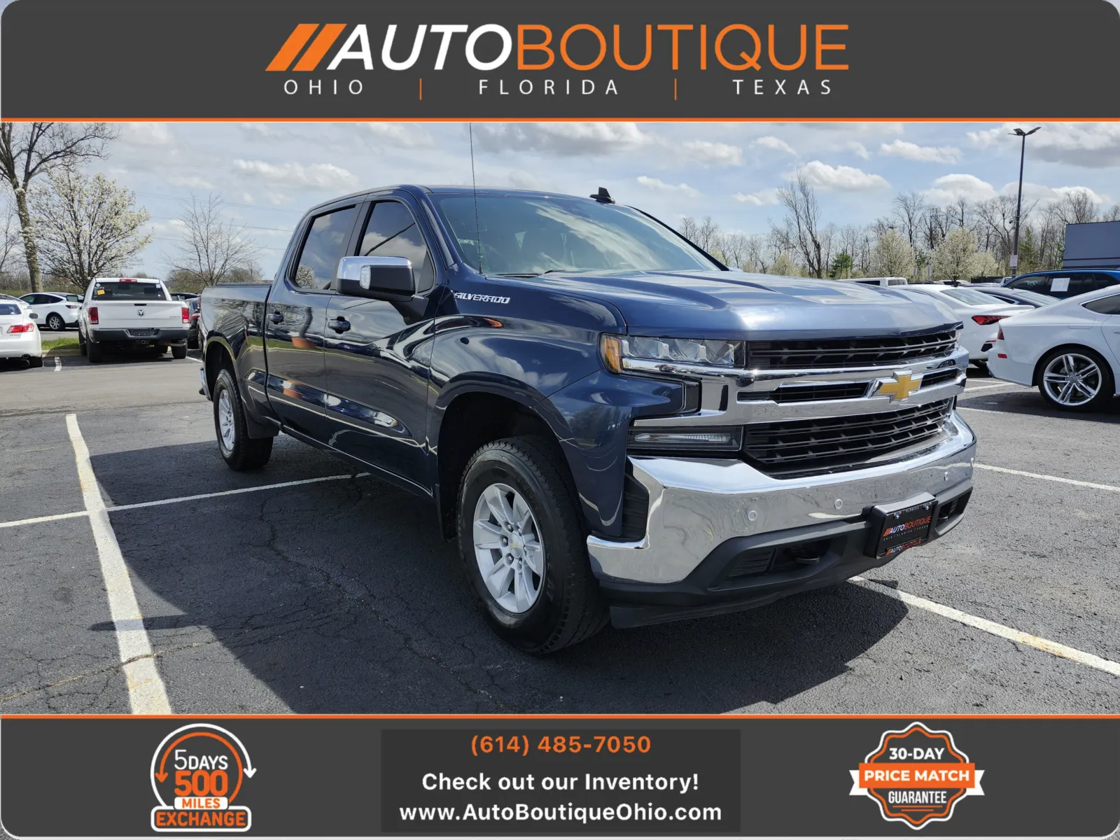 Blue 2022 Chevrolet Silverado 1500 LTD LT for sale in Columbus, OH