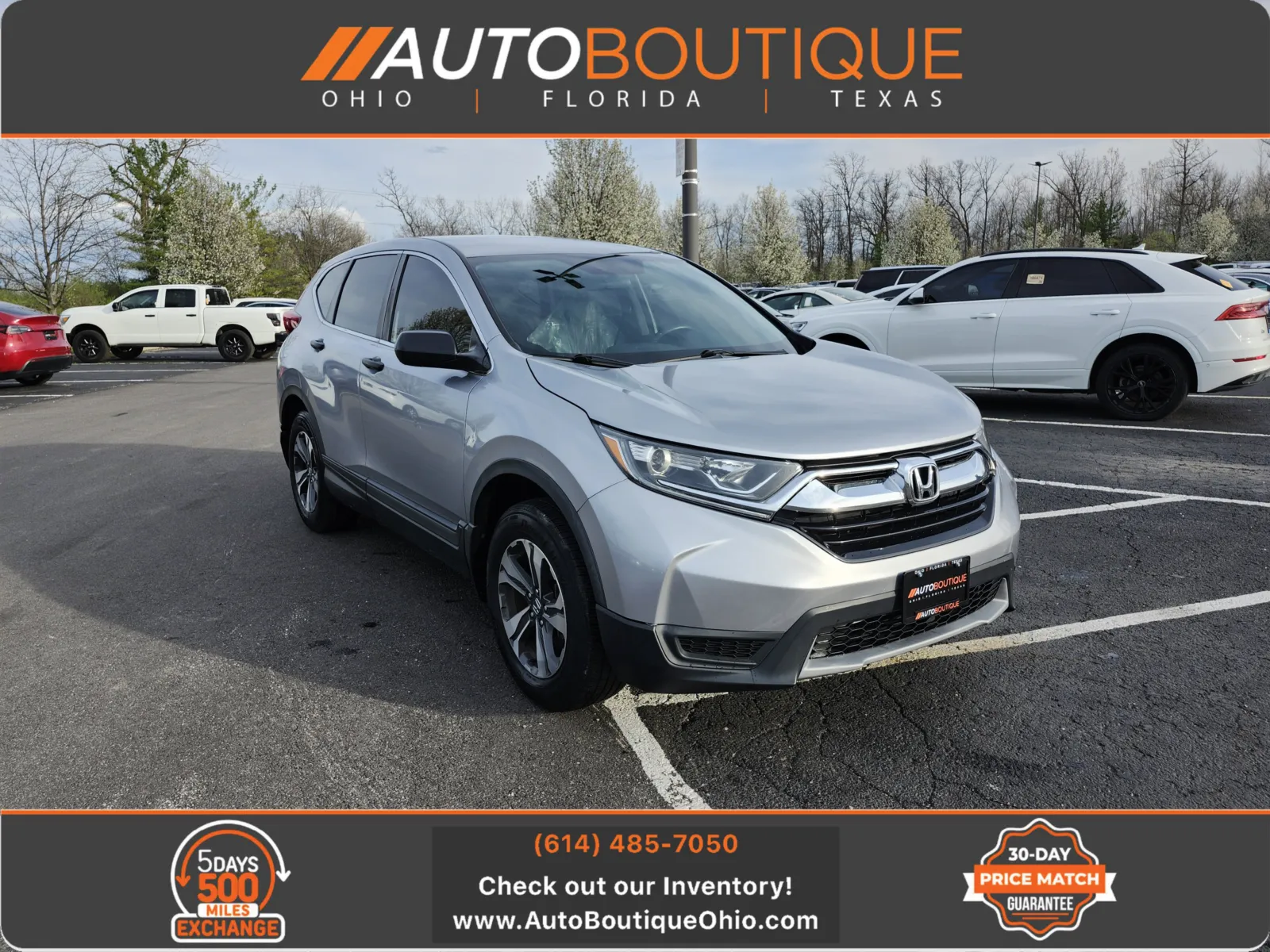 Silver 2019 Honda CR-V LX for sale in Columbus, OH